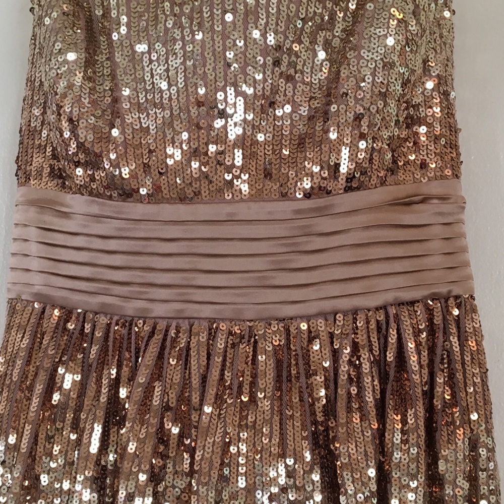 BCBGMaxAzaria Strapless Cocktail Dress.